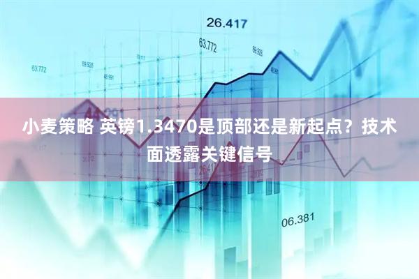 小麦策略 英镑1.3470是顶部还是新起点？技术面透露关键信号